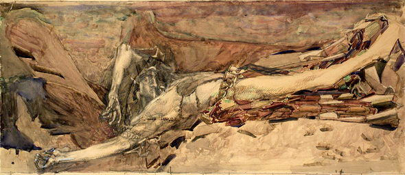 Mikhail-Vrubel-Fallen-Demon-1901-study2 (590x256, 314Kb)