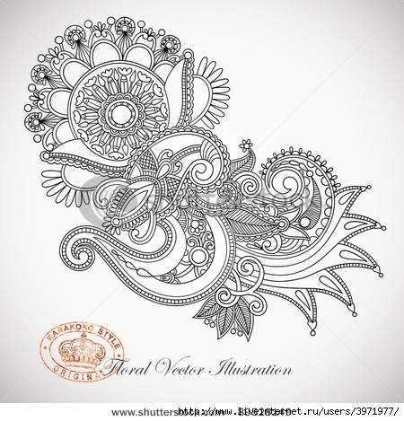 stock-vector-hand-draw-line-art-ornate-flower-design-ukrainian-traditional-style-89528149 (450x469, 156Kb)