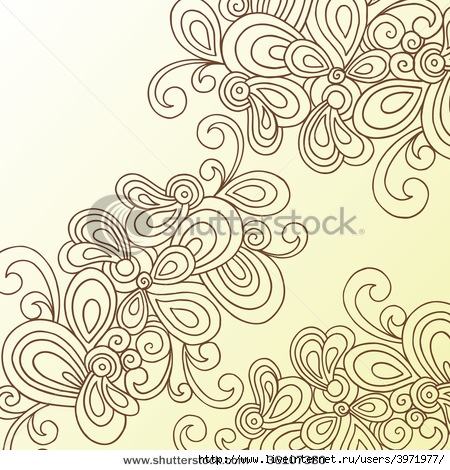 stock-vector-hand-drawn-abstract-swirls-doodle-henna-vector-36107380 (450x470, 207Kb)