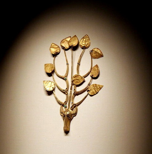 0 0 Золотое украшение для волос, Северные династии (386-581 года) (492x499, 136Kb)
