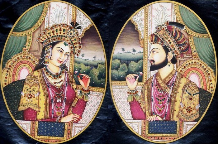 Emperor_Shah_Jahan_and_Mumtaz_Mahal (700x462, 136Kb)