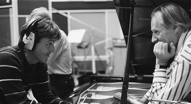 Paul and George Martin