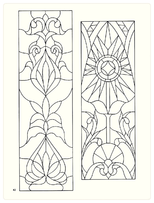 Decorative Doorways Stained Glass - 42 (530x700, 184Kb)