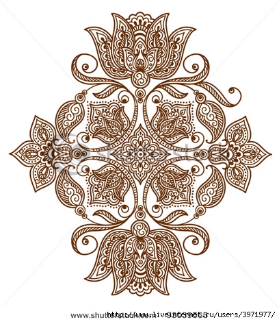 stock-vector-abstract-floral-pattern-or-tattoo-93039565 (408x470, 175Kb)