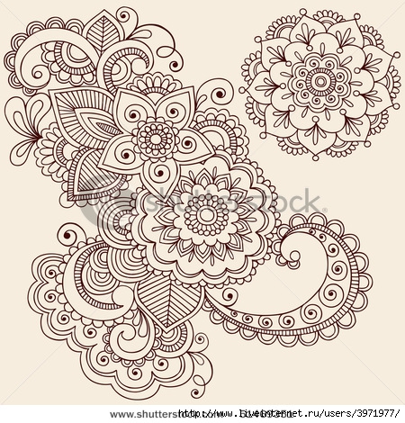 stock-vector-hand-drawn-abstract-henna-mehndi-abstract-flowers-and-paisley-doodle-vector-illustration-design-51469351 (450x470, 221Kb)