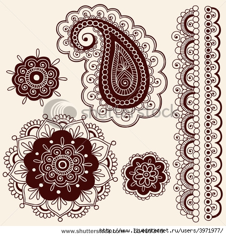 stock-vector-hand-drawn-abstract-henna-mehndi-flowers-and-paisley-doodle-vector-illustration-design-elements-51469348 (450x470, 237Kb)