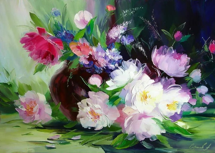Александр Сергеев цветы 2 (700x497, 366Kb)