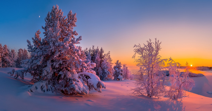 зимний пейзаж фото 5 (700x368, 280Kb)