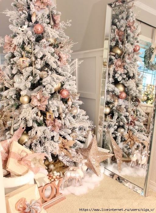 Pink-and-gold-Glam-Christmas-tree-decor (512x700, 346Kb)