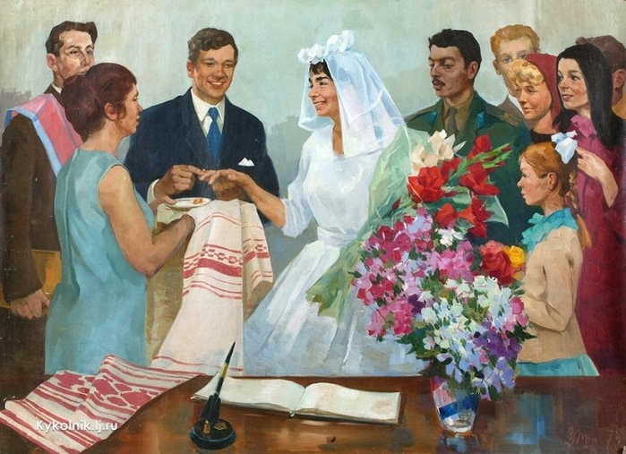 Севостьянов «Свадьба» 1972 (700x507, 399Kb)