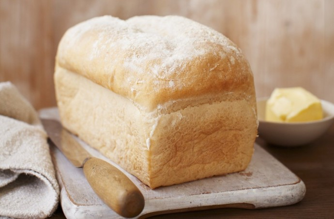 хлеб Кирпичик в духовке (690x453, 208Kb)