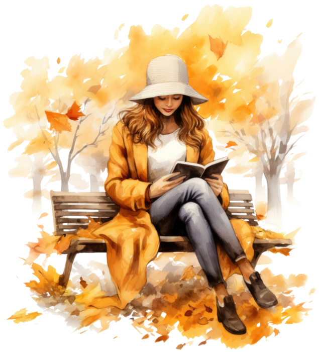 1Watercolor Autumn Reading Corner 06 (635x700, 597Kb)