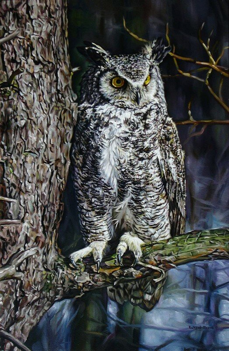 great horned owl (457x700, 410Kb)