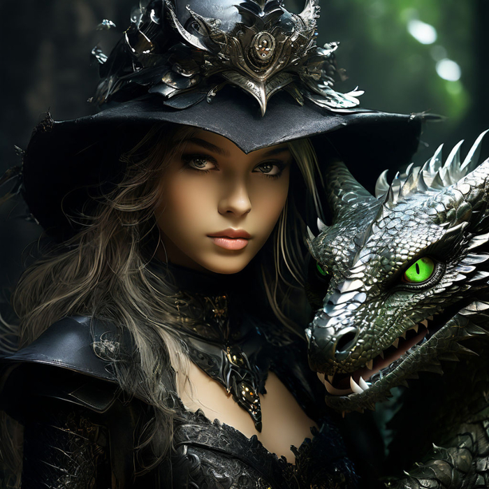 beautiful-witch-with-a-dragongreen-eyescute-facial-featuresblack-colorhuman-realismbeautiful-ar (700x700, 495Kb)