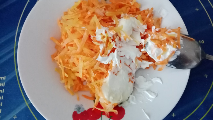 add sour cream to the carrots (700x393, 252Kb)