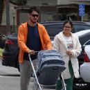 Gina Rodriguez – With husband Joe LoCicero having breakfast at J Nichols Kitchen - 454 x 641