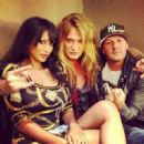 Minnie Gupta and Sebastian Bach w/ Fred Durst - 454 x 449