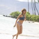 Diane Farr – In a bikini on the beach in Hawaii - 454 x 553