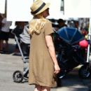 Jessica Collins at the Farmer’s Market in Studio City - 454 x 685