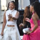 Halle Bailey – With Chloe at 2024 ESSENCE Black Women In Hollywood Awards Ceremony in L.A - 454 x 308