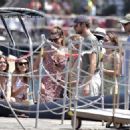 Camille Rowe – With Dasha Zhukova and Bianca Brandolini d’Adda in the port of Portofino - 454 x 325