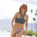 Diane Farr – In a bikini on the beach in Hawaii - 454 x 652