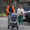 Gina Rodriguez – With husband Joe LoCicero having breakfast at J Nichols Kitchen - 454 x 342