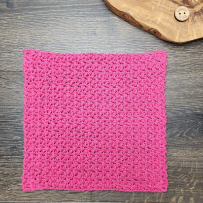 Baby Bean Stitch Washcloth