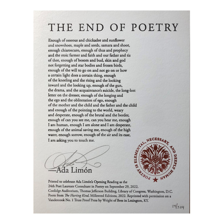 Ada Limón Broadside