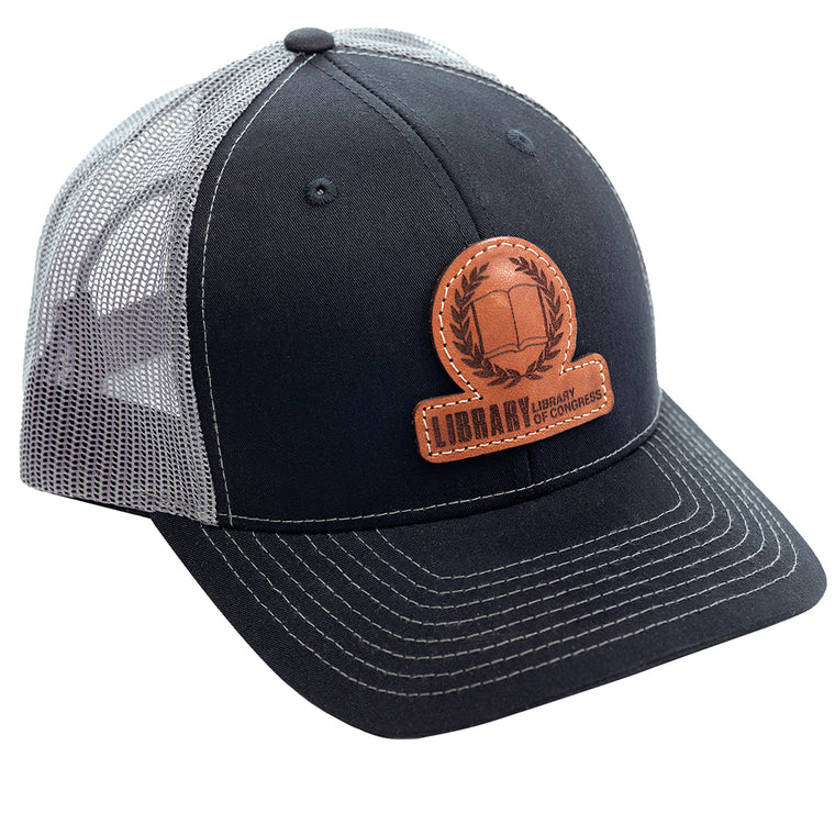 Symbol of Knowledge Leather Logo Cap