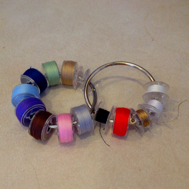 Bobbin holders! (SO smart!)