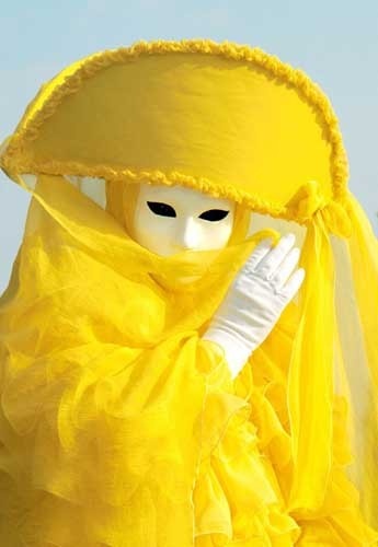 ~Yellow mask, masquerade, Mardi Gras, Carnivale, Carnival~