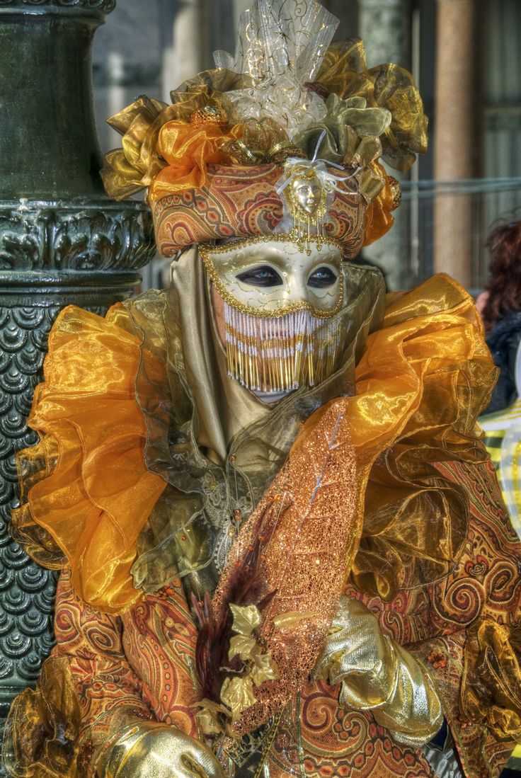 Masquerade in Orange by InspirationRealized.deviantart.com on @deviantART