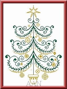 Christmas Tree 43 by Alessandra Adelaide Needleworks -  from Salt & Pepper