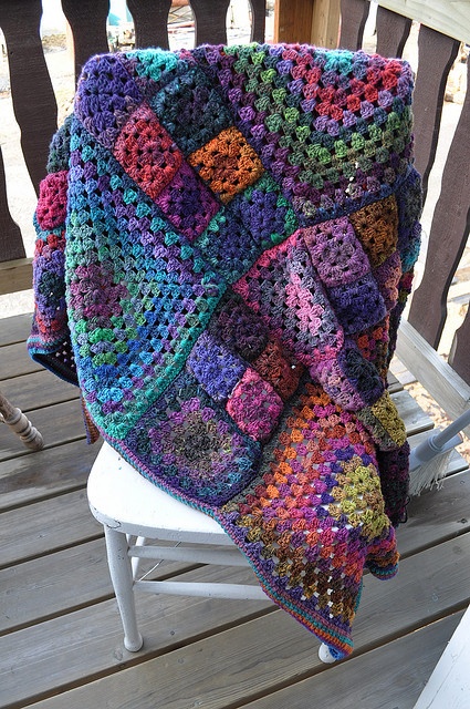 'Granny's a Square' Afghan