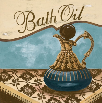 Bath Accessories II  Art Print  by Gregory Gorham