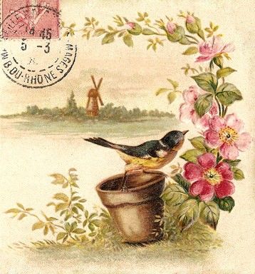 Free Vintage c. 1900s Postcard Printable - lots of free printables on this forum. I found this on page 210 --- but will change as posts are added