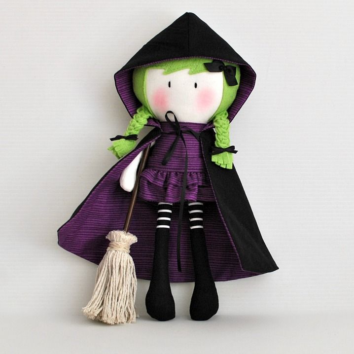 My Teeny-Tiny Doll Witch / Cook You Some Noodles 11" Handmade Fashion Doll