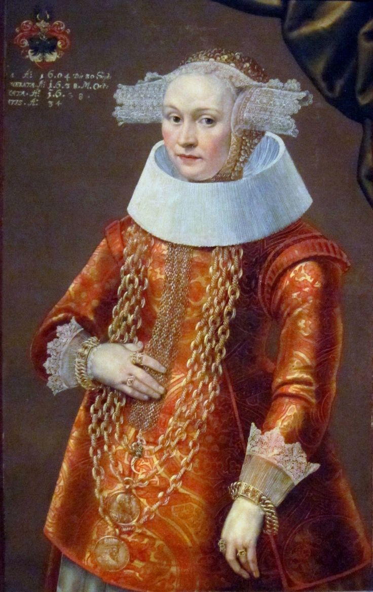 1638 "Portrait of a daughter of Deiterich Bromsen" by Michael Conrad Hirt
