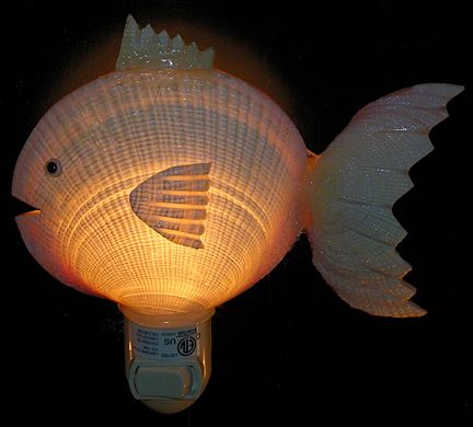 Seashell Night Lights,Seashell Lamps