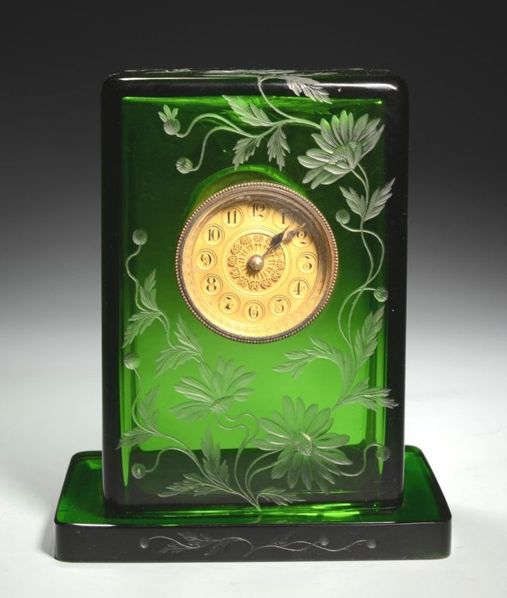 glass clock