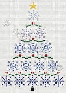 Christmas tree cross stitch