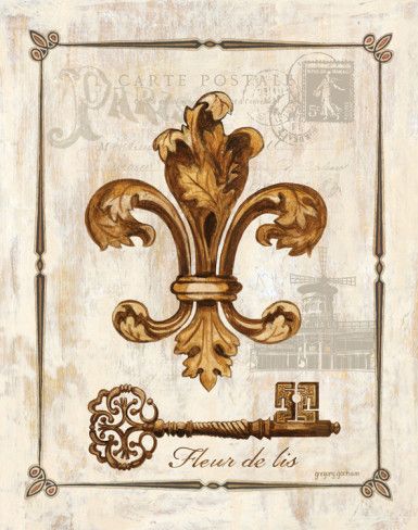 Fleur de Lis Prints by Gregory Gorham at AllPosters.com