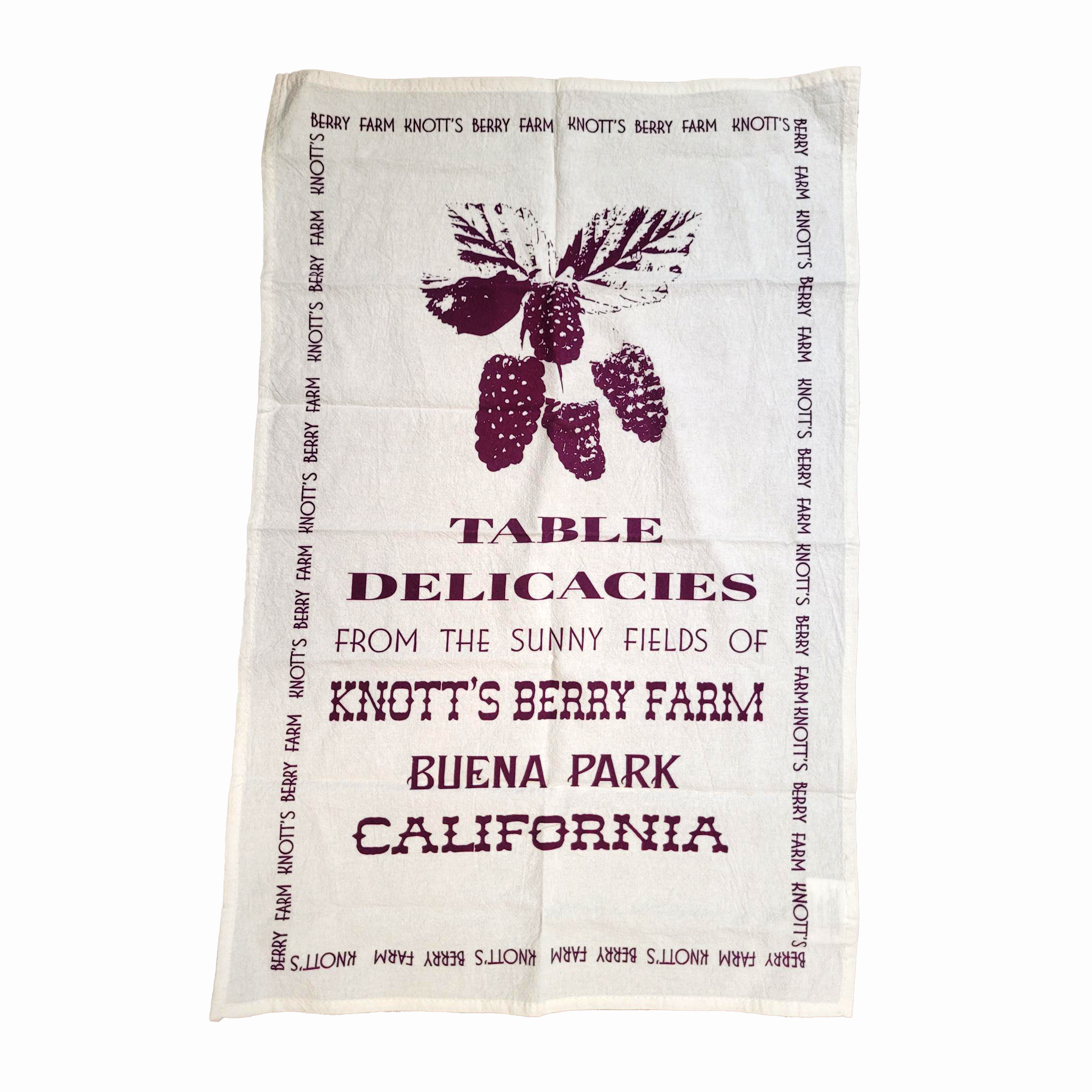 Knott's Berry Farm Boysenberry Tea Towel