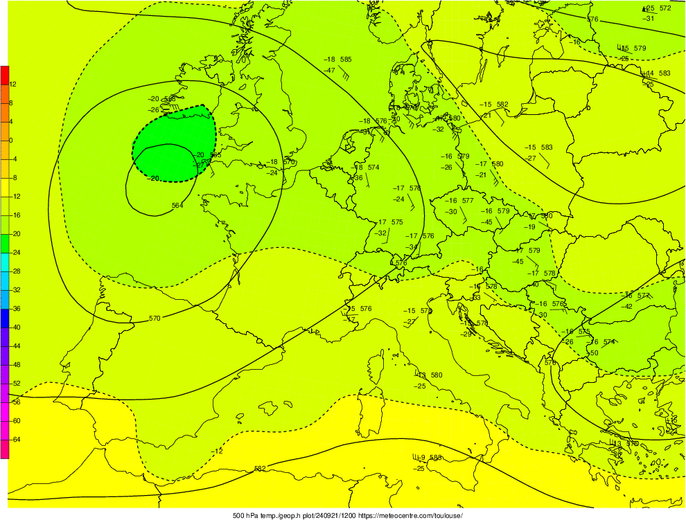 analyse d'altitude 500 hpa