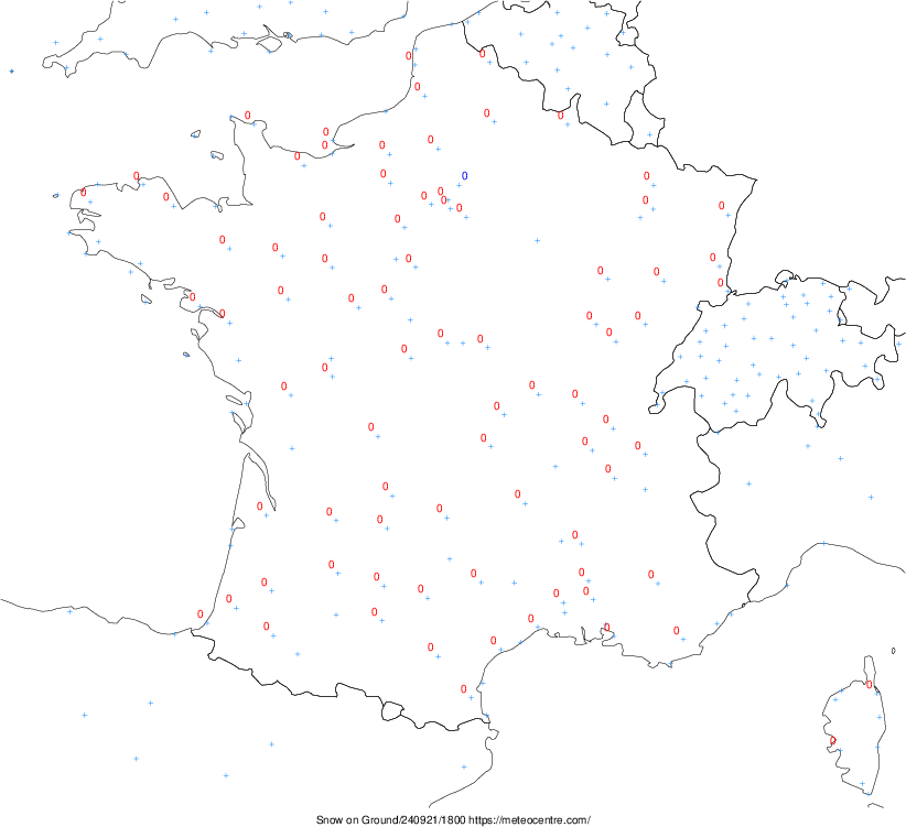 neige au sol france