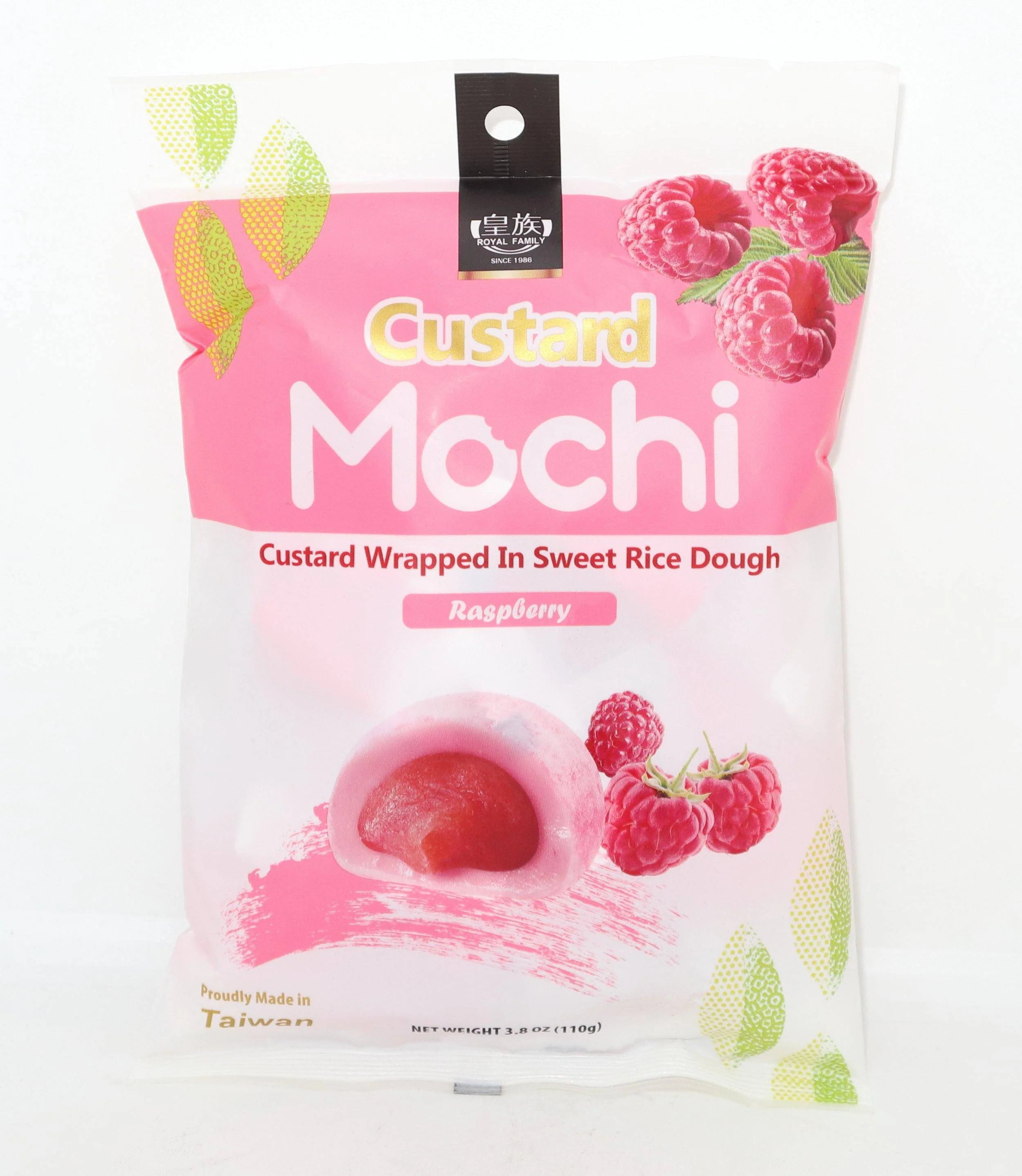 Mochi uitdeelverpakking - Custard raspberry