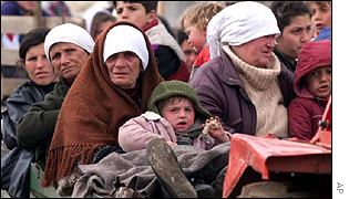 Ethnic Albanian refugees