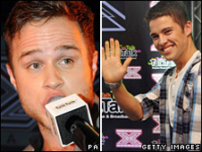 Olly Murs and Joe McElderry