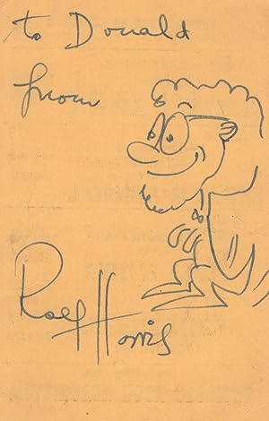 Rolf Harris Amazing Hand Signed Art 1960s Autograph